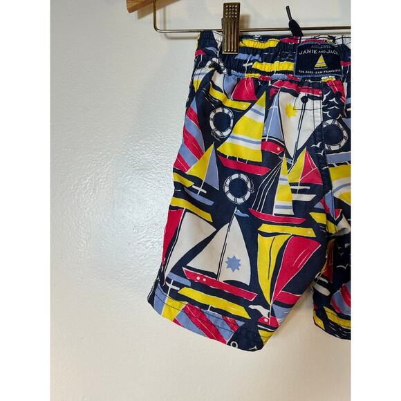 JANIE AND JACK Boy’s Nautical Swim Trunks / Size: 2T - Picture 7 of 8